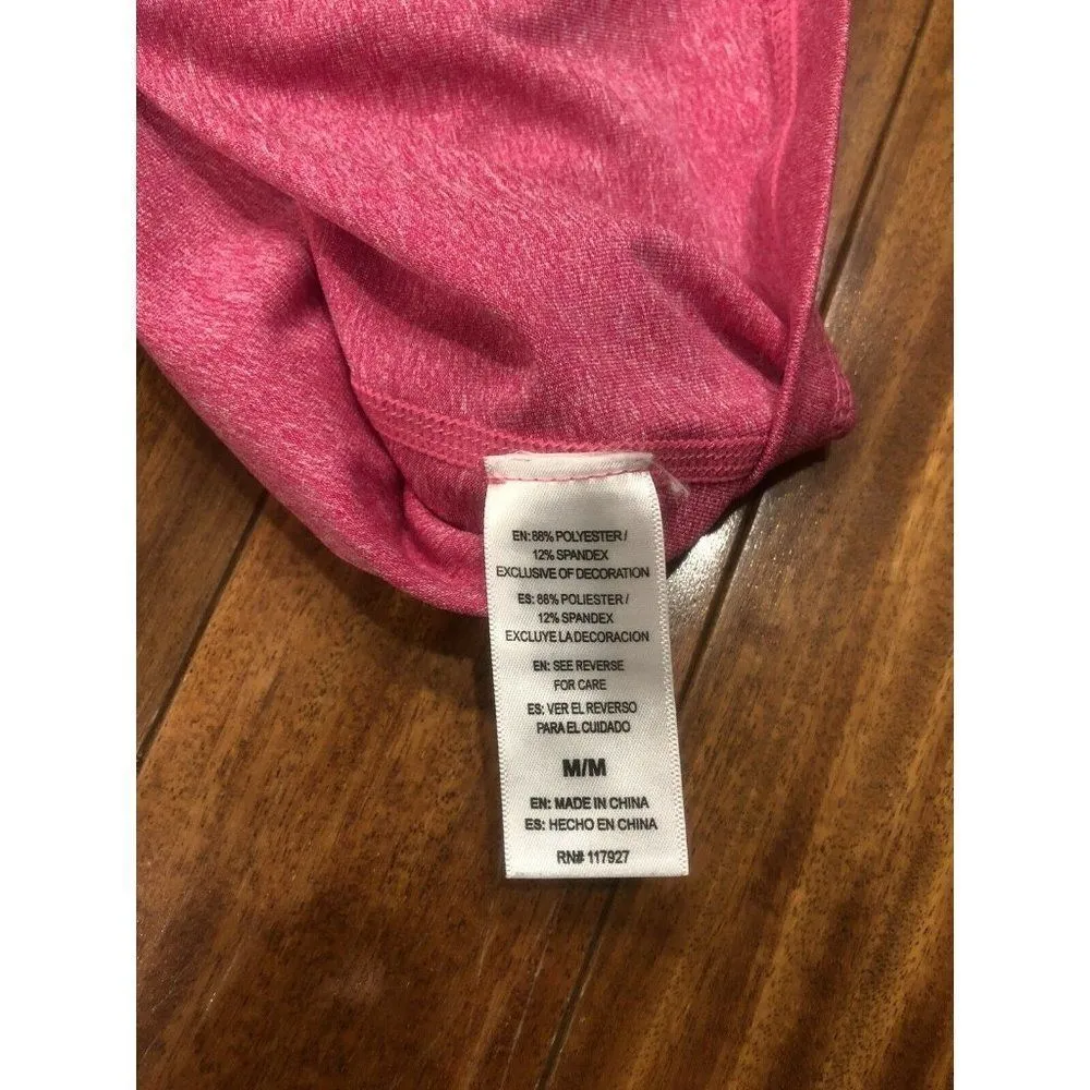 Reebok Pink Racer Back Tank Women's Medium - Image 6