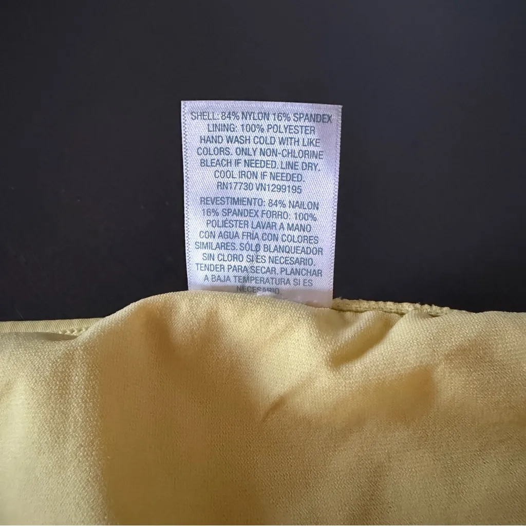 Kona Sol Women's Medium Coverage Hipster Bikini Bottom Yellow Size L New - Image 7