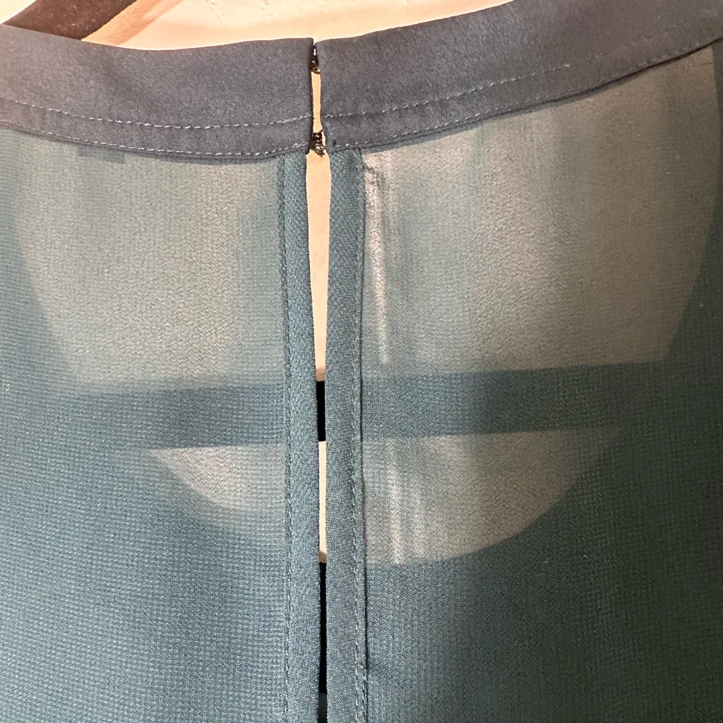 Madewell Slow beat deep teal shift dress size M - Image 13