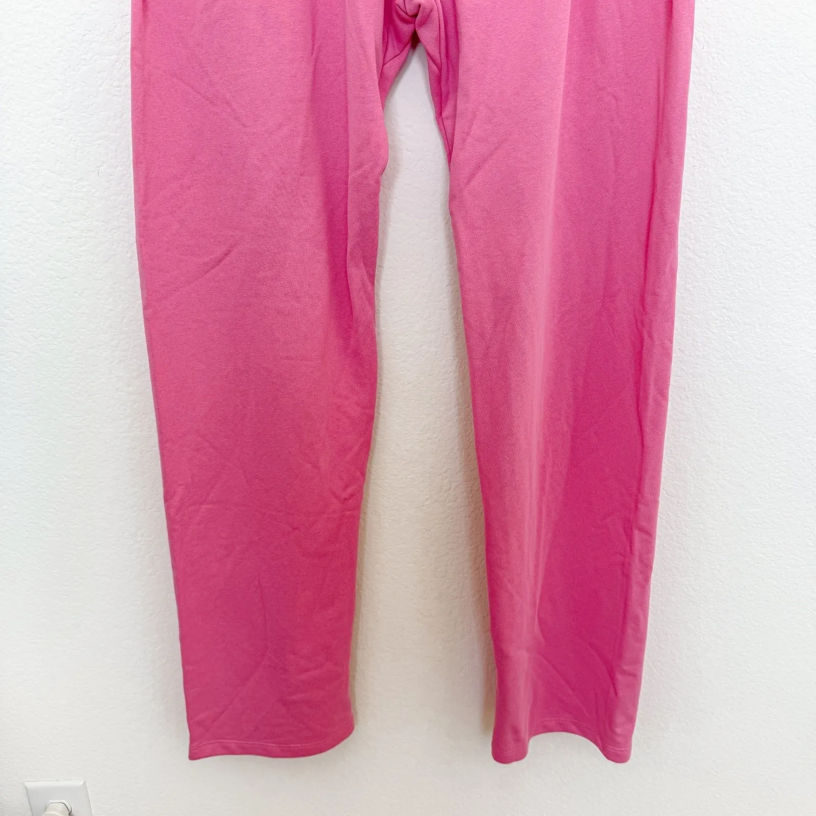Naked Wardrobe Womens Lounge‎ Sweatpants Size L Pink Stretch Cotton Athleisure - Image 4