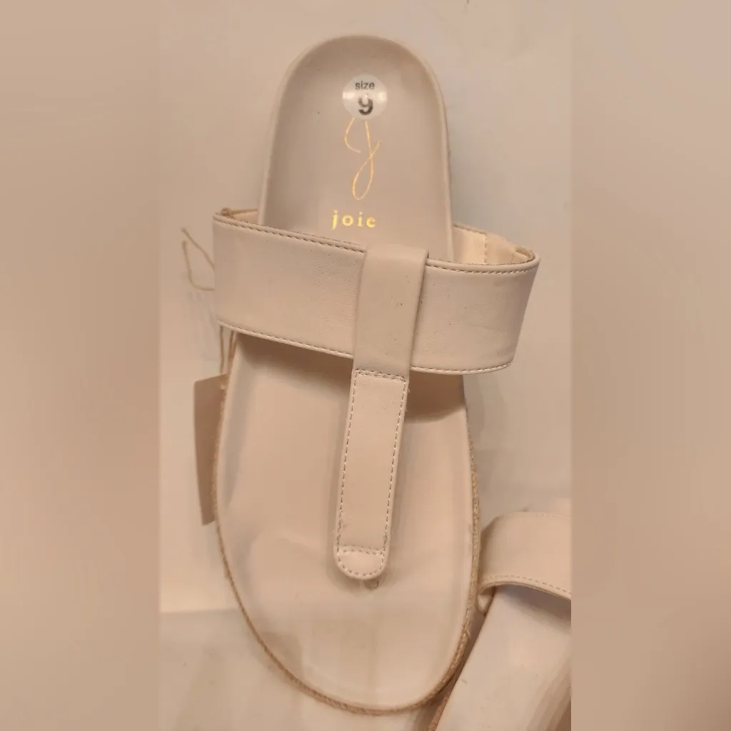 Joie Women's Nacho Espadrille Women’s Off White Sandals Slides Size 9 - Image 6