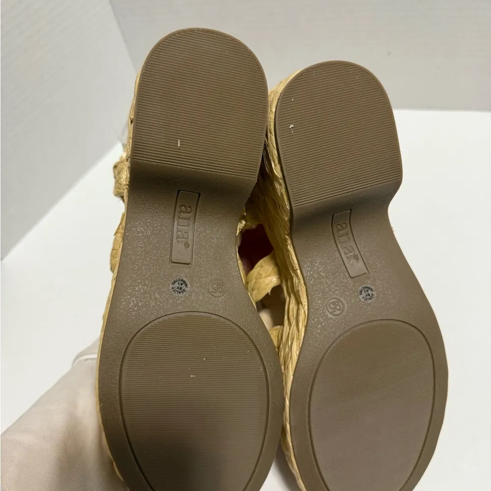 A New Approach A.N.A Merlin Natural Chunky Heeled Sandal NWT Size 9.5 - Image 6