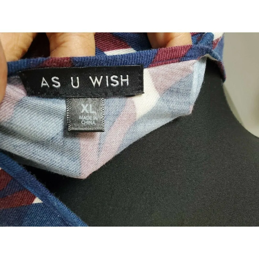 As U Wish Multicolor Round Neck Knee Length Dress - Image 8