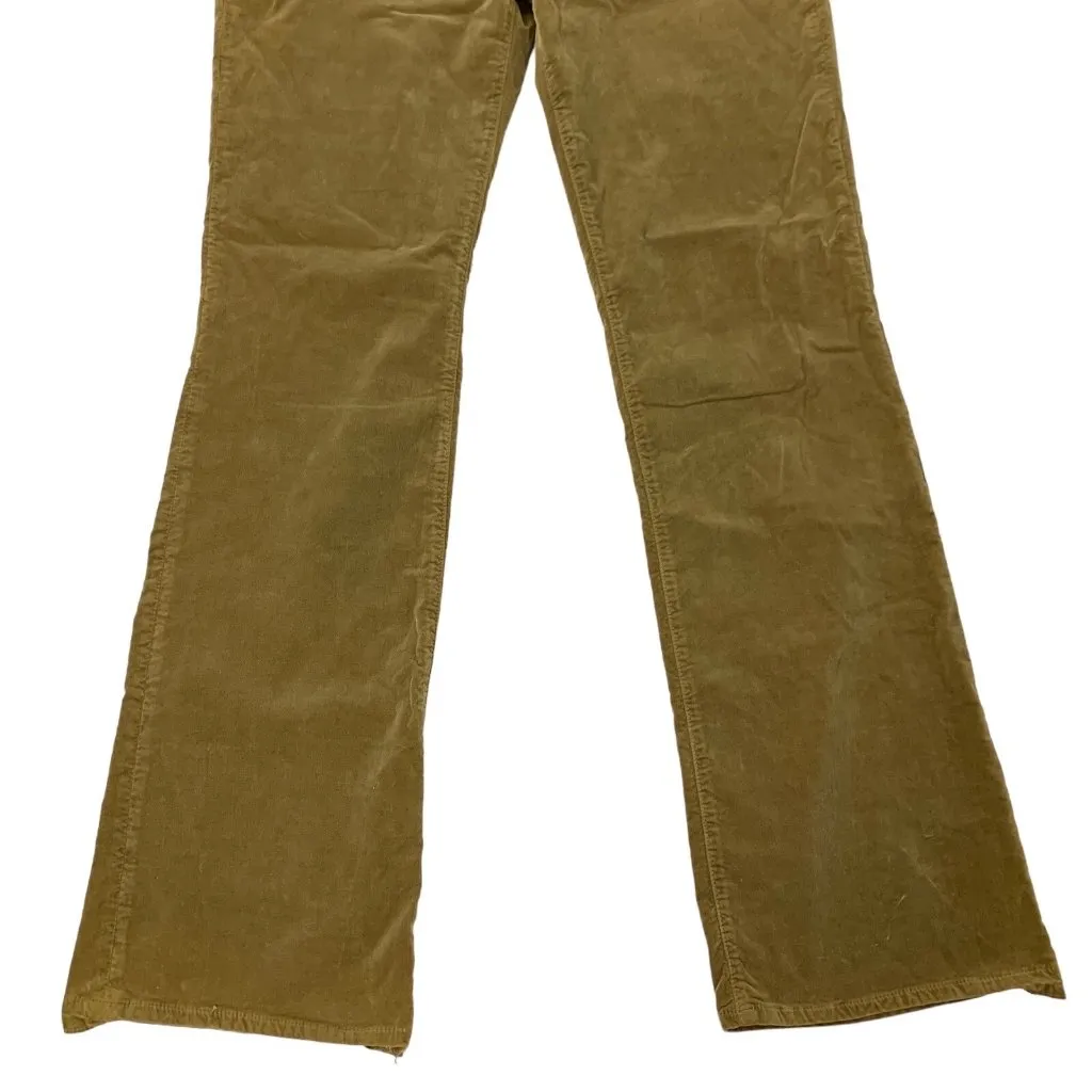 Goldsign Mustard Corduroy Pants 32 Bootcut Y2K Retro Vintage 90s Streetwear Chic Yellow - Image 3