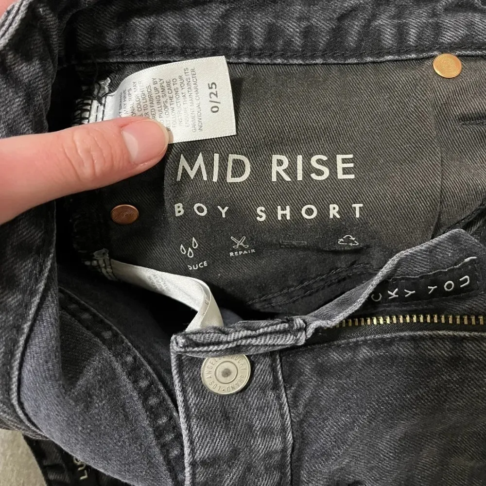 Lucky Brand Mid Rise Boy Short Jean Shorts - Image 3