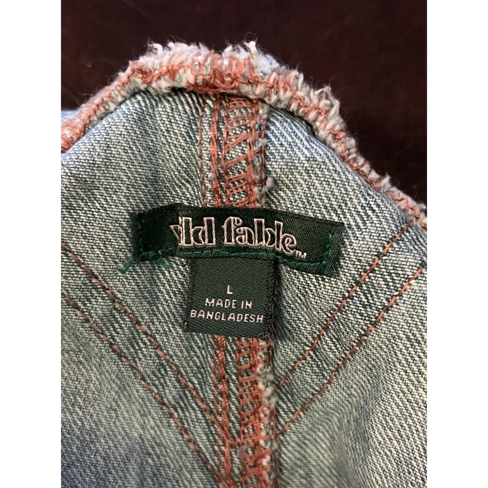 Wild Fable Overalls Womens Large Light Wash Denim Bib Distressed Ripped Jeans - Image 11