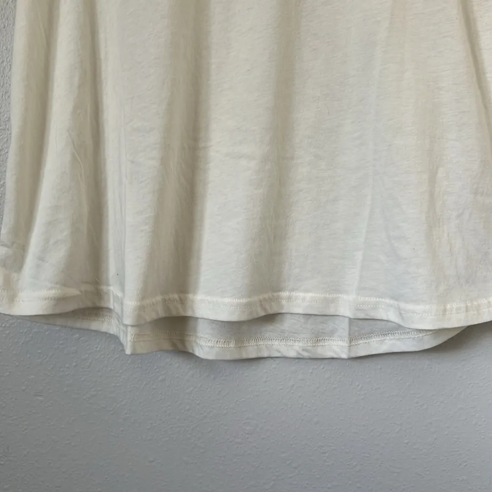 NWT Saltwater Luxe Ivory Good as Gold Foil Sleeveless Muscle Tee XL - Image 8