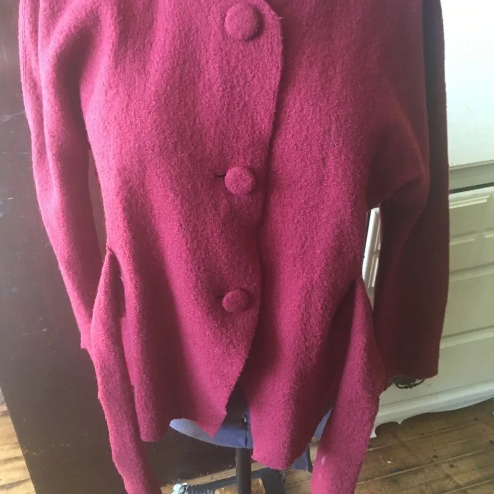 Orvis Felted wool, belted sweater jacket - Image 2