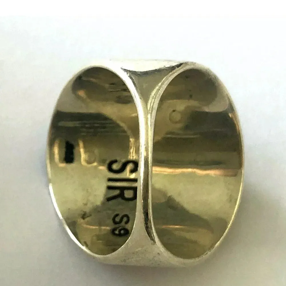 Sterling Silver Sherman Infinity Cross Ring Collectors piece Holy Trinity - Image 7