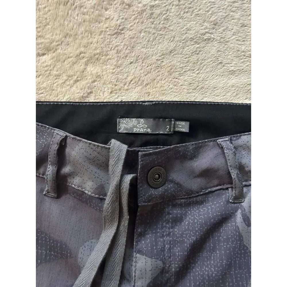Prana‎ Women's Pants Halle Camo Jogger II Mid Rise Size 2 - Image 5