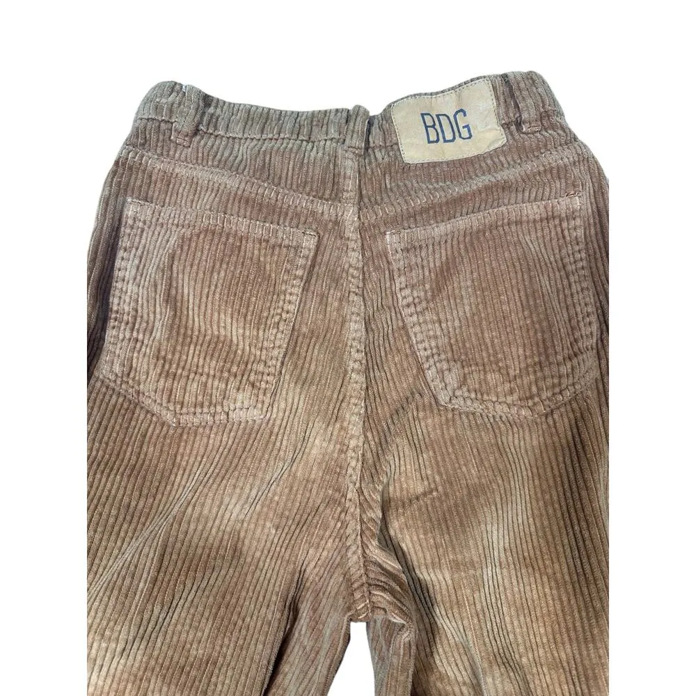 BDG Urban Outfitters Rust Corduroy A-Wide Flare Pants Size 0 - Image 7
