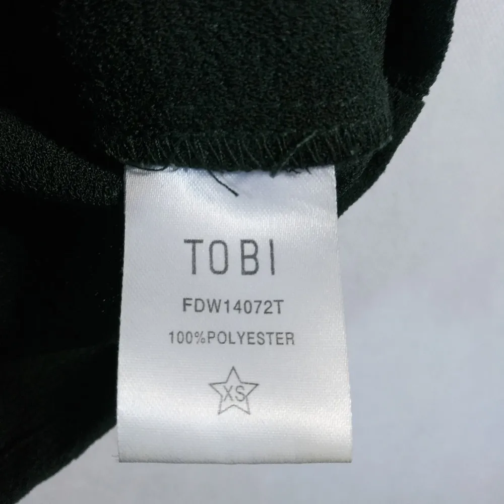 TOBI PIECE OF CAKE BLACK SHIFT MINI DRESS SIZE XS - Image 6
