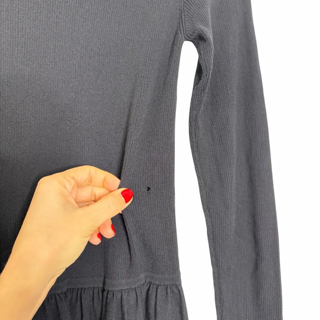 Thakoon Drop Waist Midi Dress Black Size M - Image 8