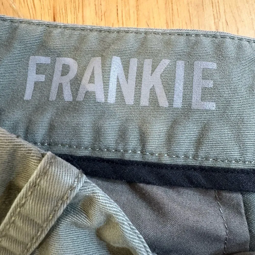 Women's J. Crew Frankie Green Chinos sz 2 Slim leg - Image 5