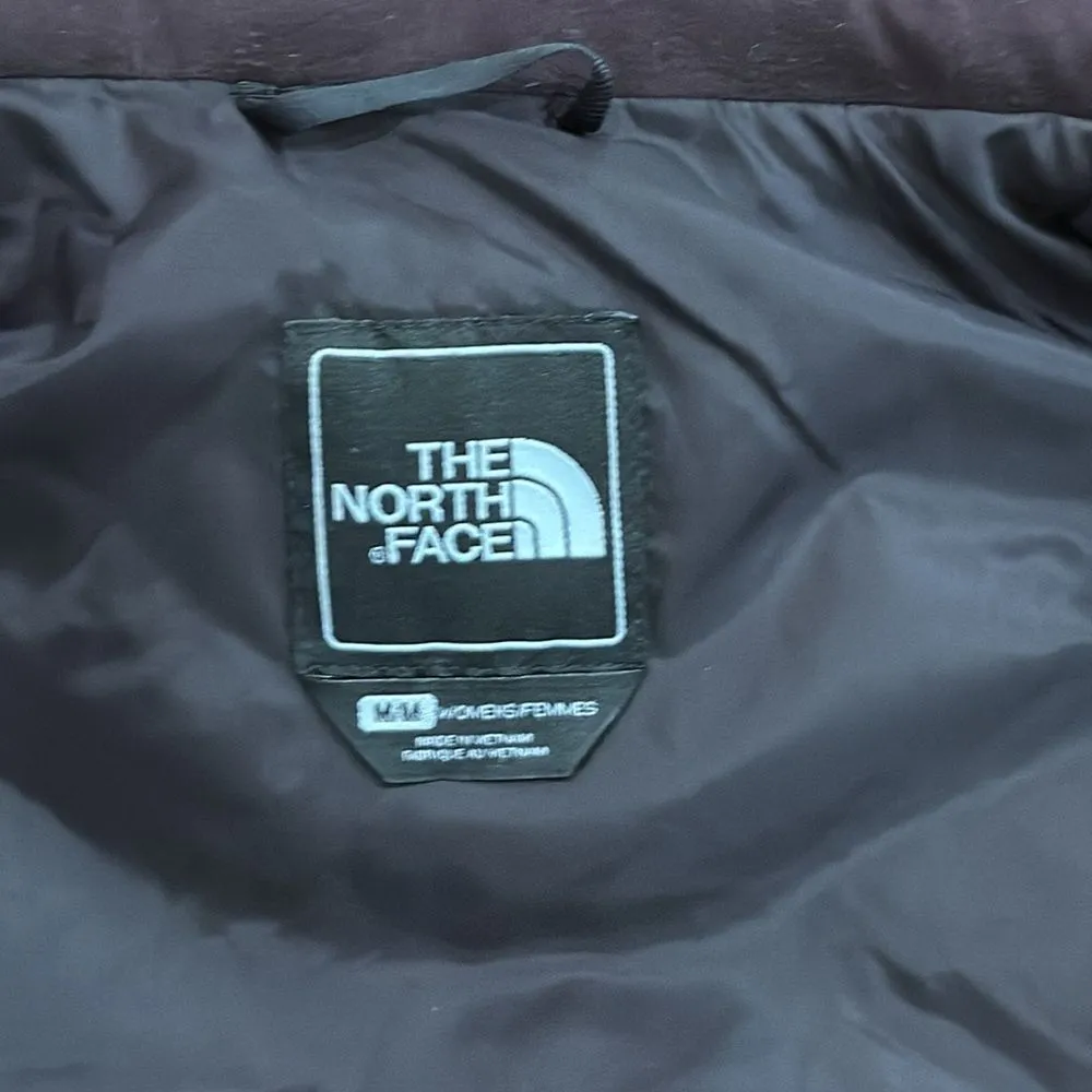 The North Face 550 Down Filled coral with white polkadots puffer Vest Size M - Image 6