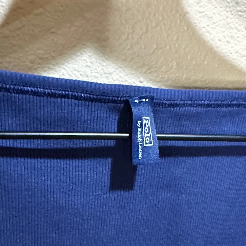 NWT Polo Ralph Lauren Dark Blue Women's Ribbed Tank Top size XXL - Image 4