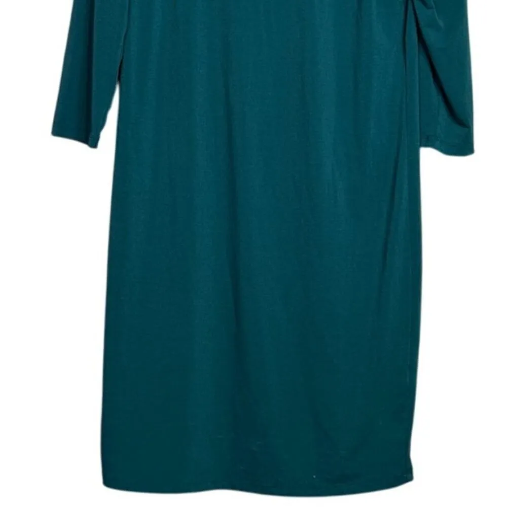 Rosie Pope “Audra” Maternity 3/4 Sleeves Mini Dress Scoop Back Back XS Ocean Blue - Image 4