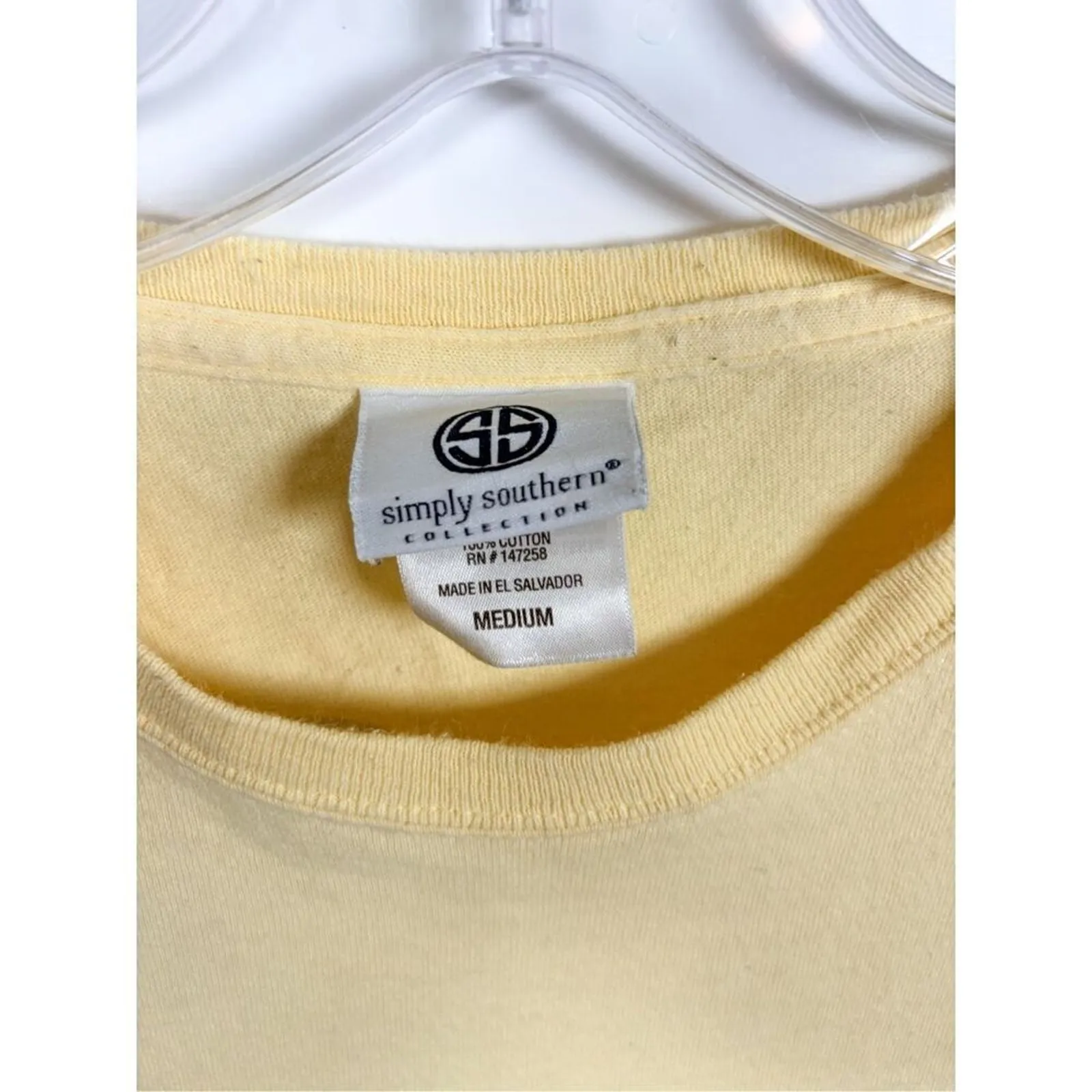 Simply Southern Colorful Crab Crew Neck Short Sleeve Graphic Tee Yellow Medium - Image 4