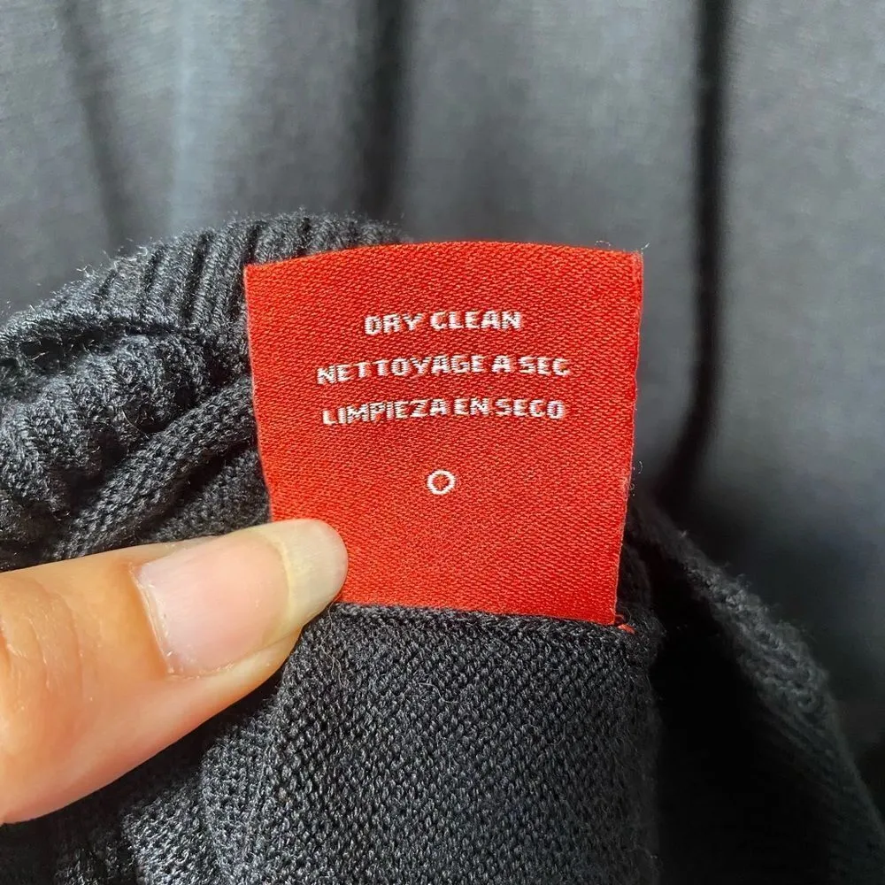 n:Philanthropy Ariel Open Crisscross Back Crewneck Sweater Black Sz Small - Image 10