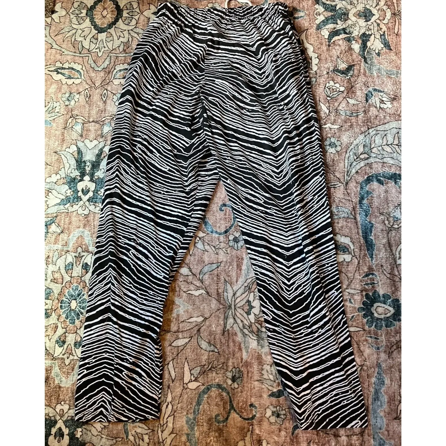 Zubaz NFL Unisex San Francisco 49ers Zebra Outline Comfy Pants M - Image 9