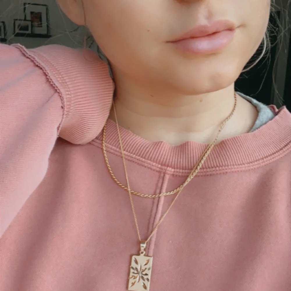 Gold 2mm wheat rope chain necklace - Image 11