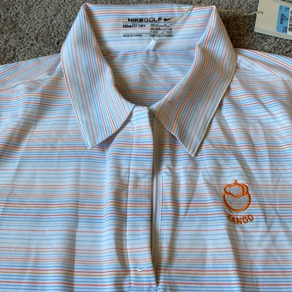 NWT Nike Xango Zip Polo SIZE M - Image 4