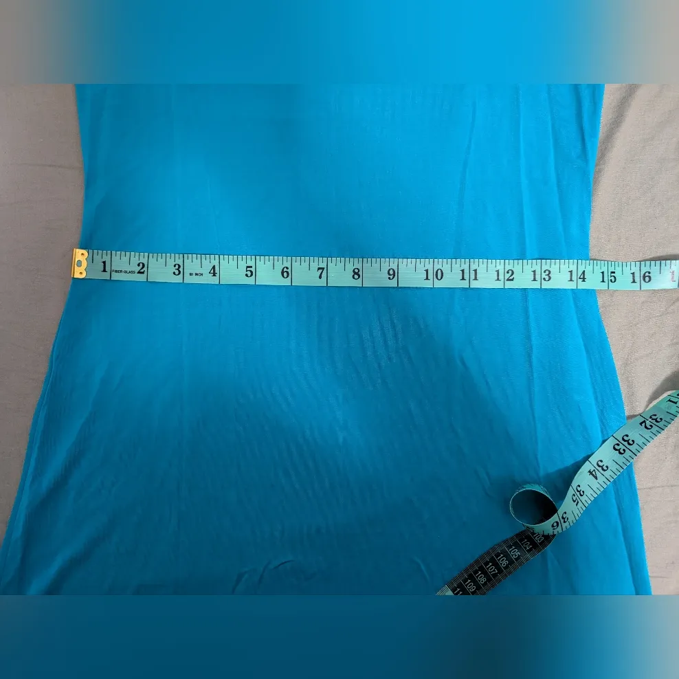 Moschino Mare T-shirt Dress Women's Medium/44 Turquoise Blue - Image 9