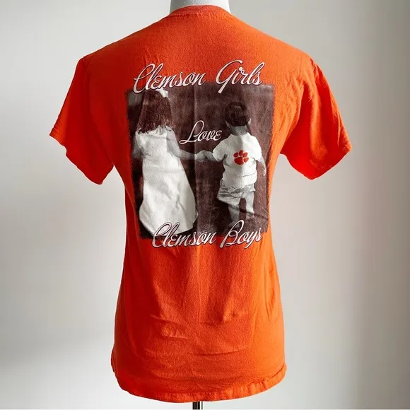 Clemson Girls Love Clemson Boys T - Image 2