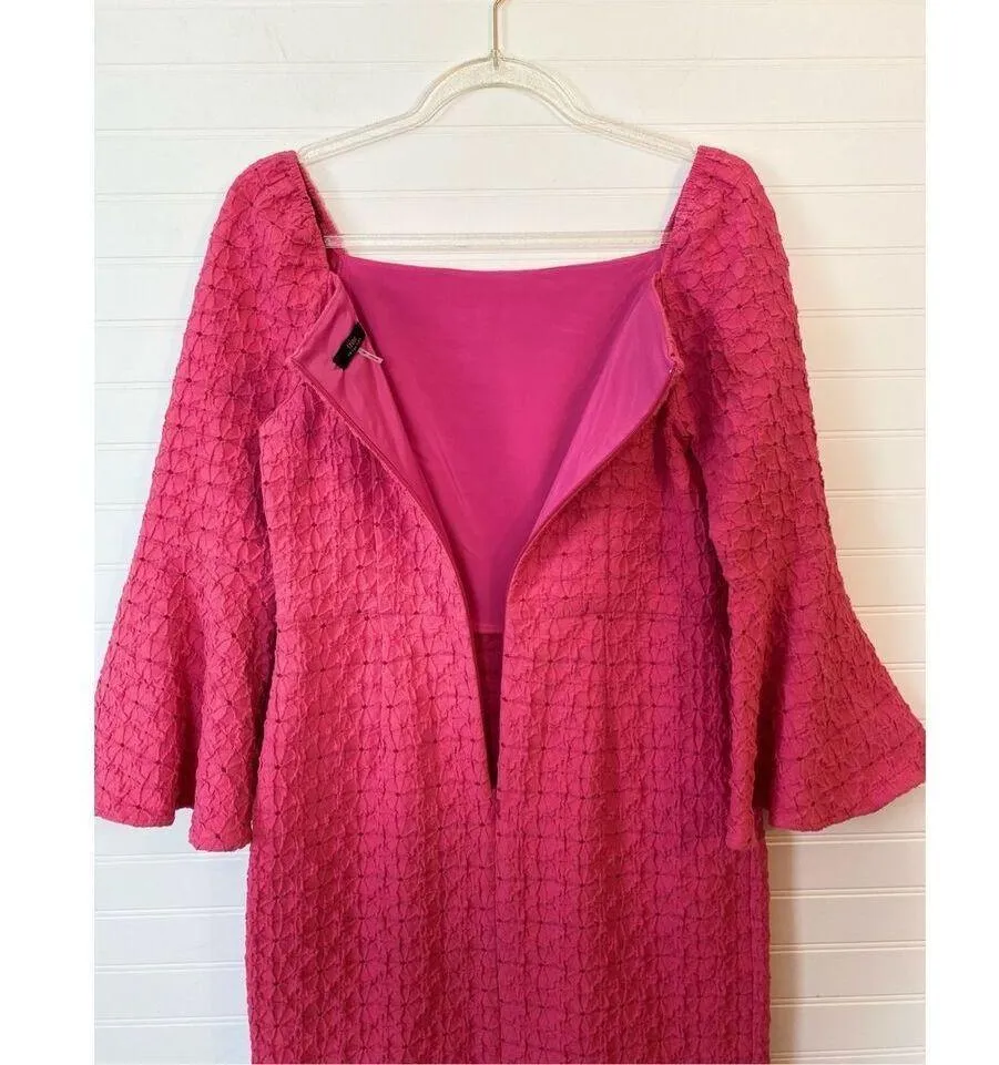 Trina Turk Favor Bell Flare Sleeve Dress - Image 7