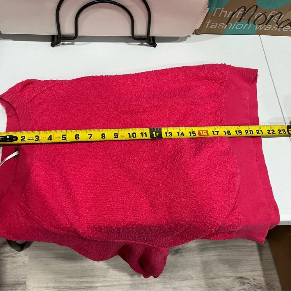 Free People Found My Friend Popcorn Sweater In Rock Candy Pink Womens Medium - Image 10