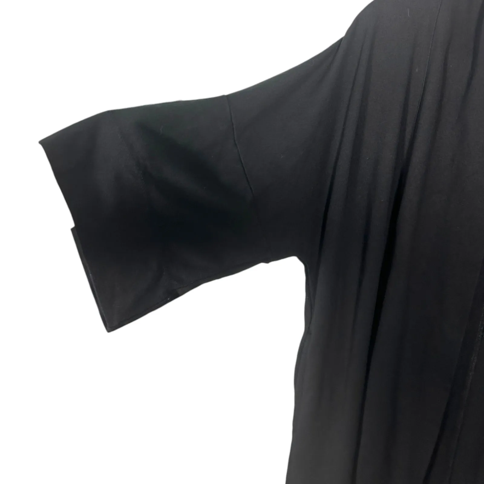 Bryn Walker Marta Coat Black Oversized Slouch Short Sleeve Cardigan Small - Image 8