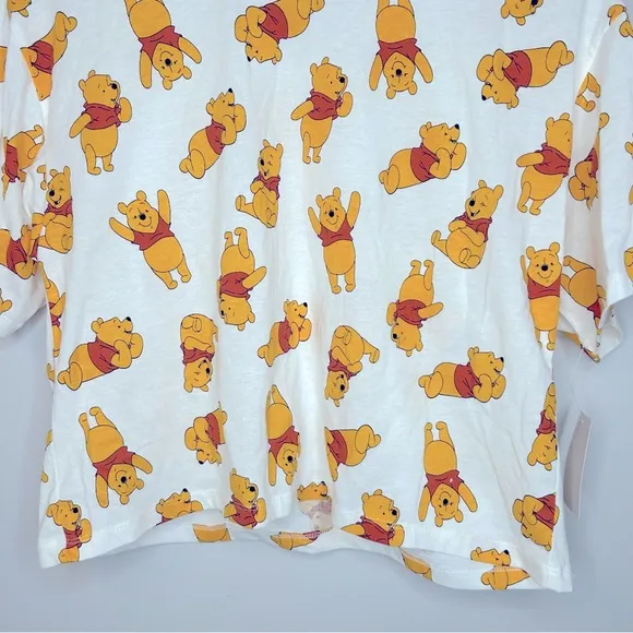 Disney‎ Winnie the Pooh Cropped T-Shirt Size S NWT - Image 5