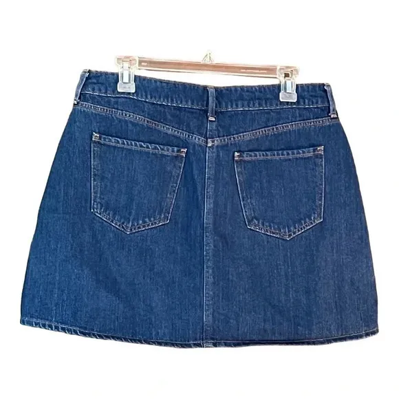 OLD NAVY CLASSIC DENIM JEAN SKIRT WITH POCKETS SIZE 10‎ - Image 2
