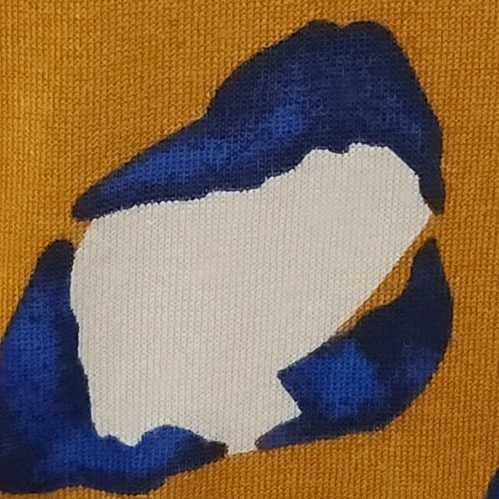 3.1 Phillip Lim for Target orange & blue leopard chiffon sweater size medium - Image 3