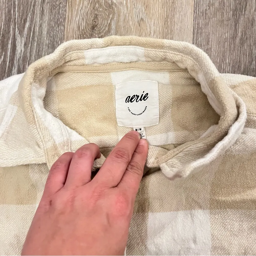 Aerie Oversized Plaid Flannel - Image 2