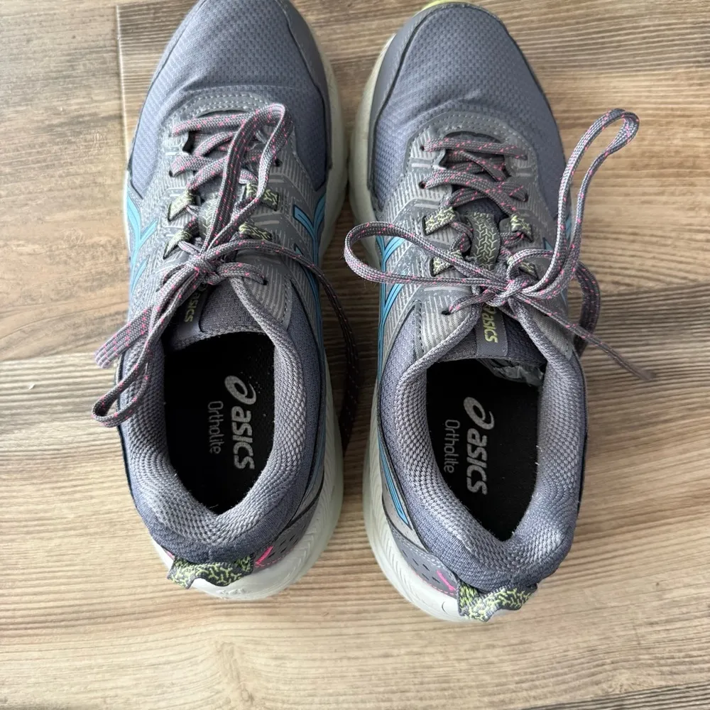 ASICS Gel-Venture 9 Women’s Running Shoes Gray Blue Pink Size 8.5 Ortholite - Image 8