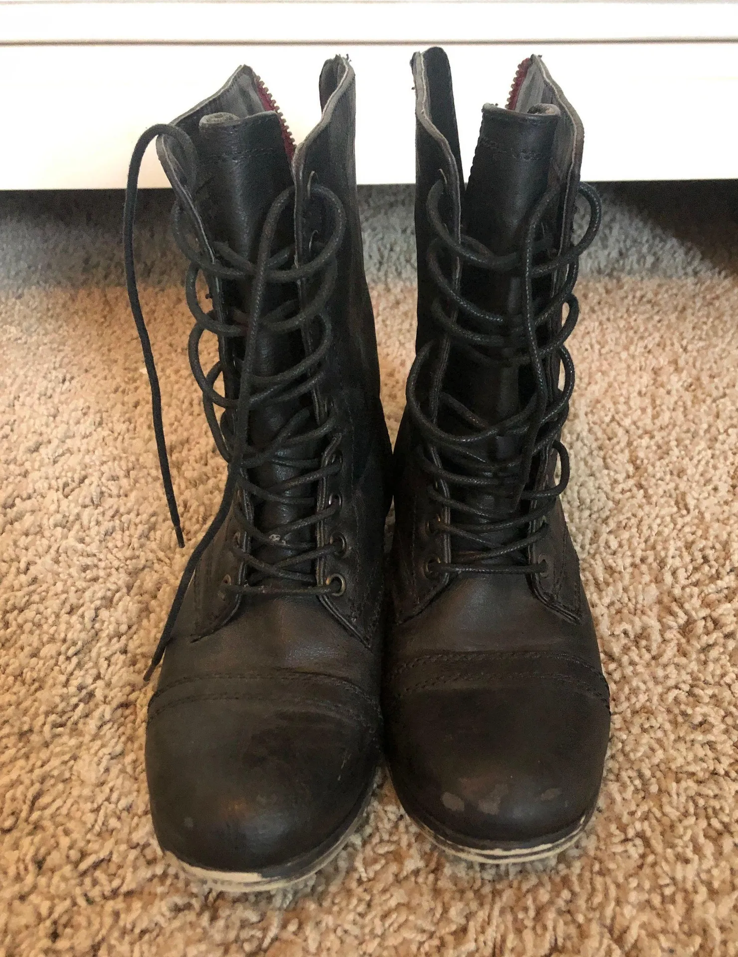 Black Combat Boots - Image 2