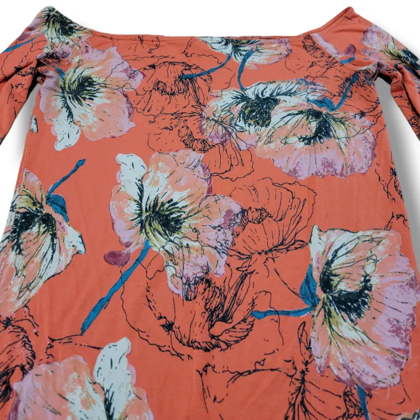 Top Size Large Off The Shoulders Top Flare Sleeves Bell Long Sleeve - Image 4