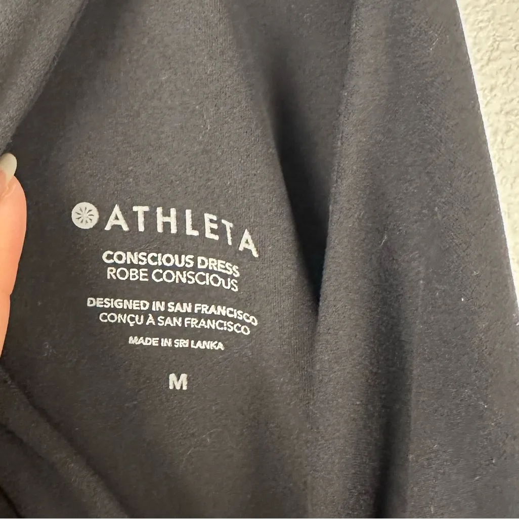 Athleta Black Conscious Athletic Tennis Dress Women’s Sz M - Image 6