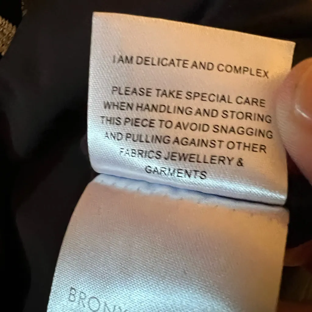 Bronx & Banco Dress CAMILE Embellished Pencil Dress Floral Lace Shoulder Straps - Image 12