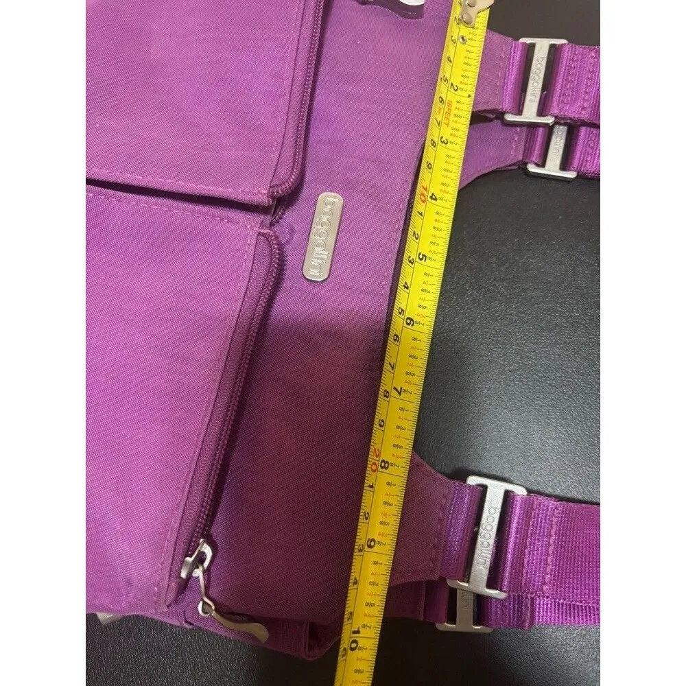 BAGGALLINI SIDEKICK HOBO STATCHEL BAG Purple - Image 12