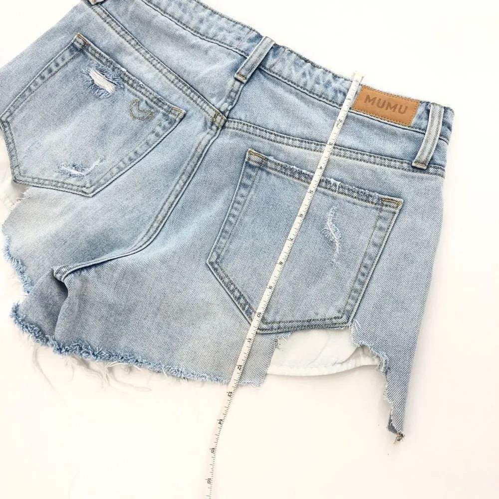 Show Me Your‎ Mumu Phoenix Shorts in Cyprus Sea - Image 5