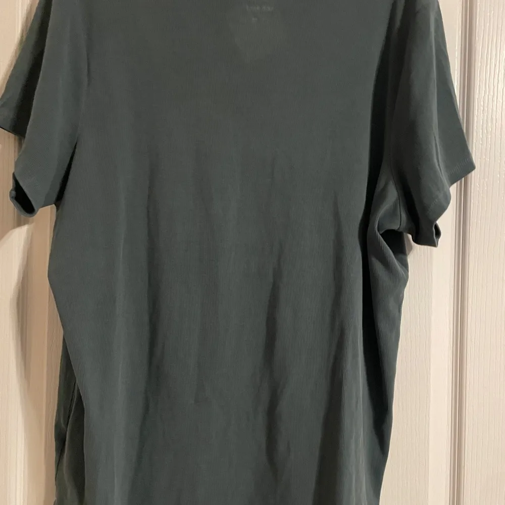 NWT Old Navy Grayish Blue Relaxed Thick Cotton Short Sleeve Tee 4X Casual Basic - Image 2