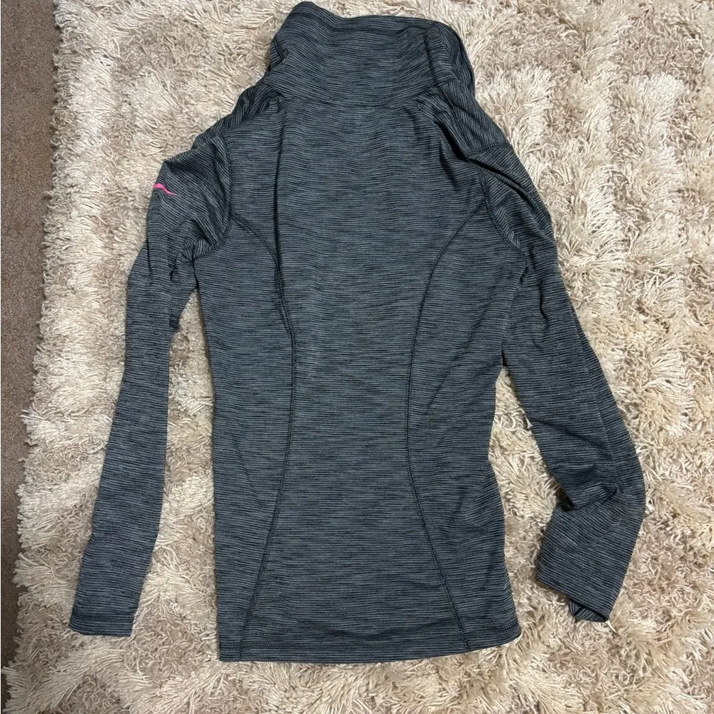 Nike Gray golf shirt Long Sleeve - Image 3