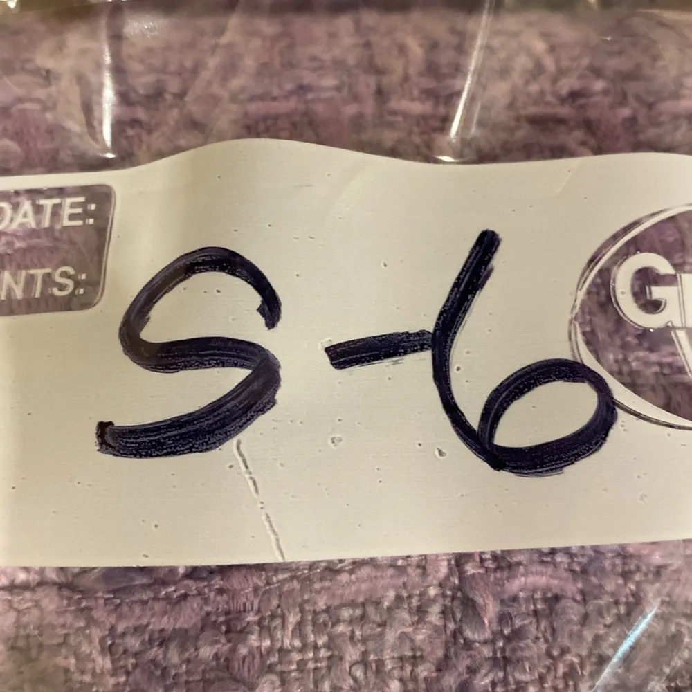 Zara Purple Tweed Double Breasted Rhinestone Button Dress Size Small - Image 12