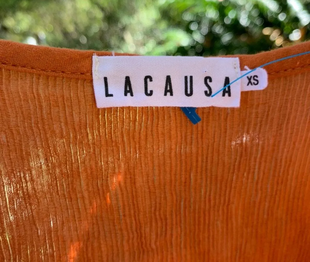 Lacausa Peach Maxi Dress - Image 4