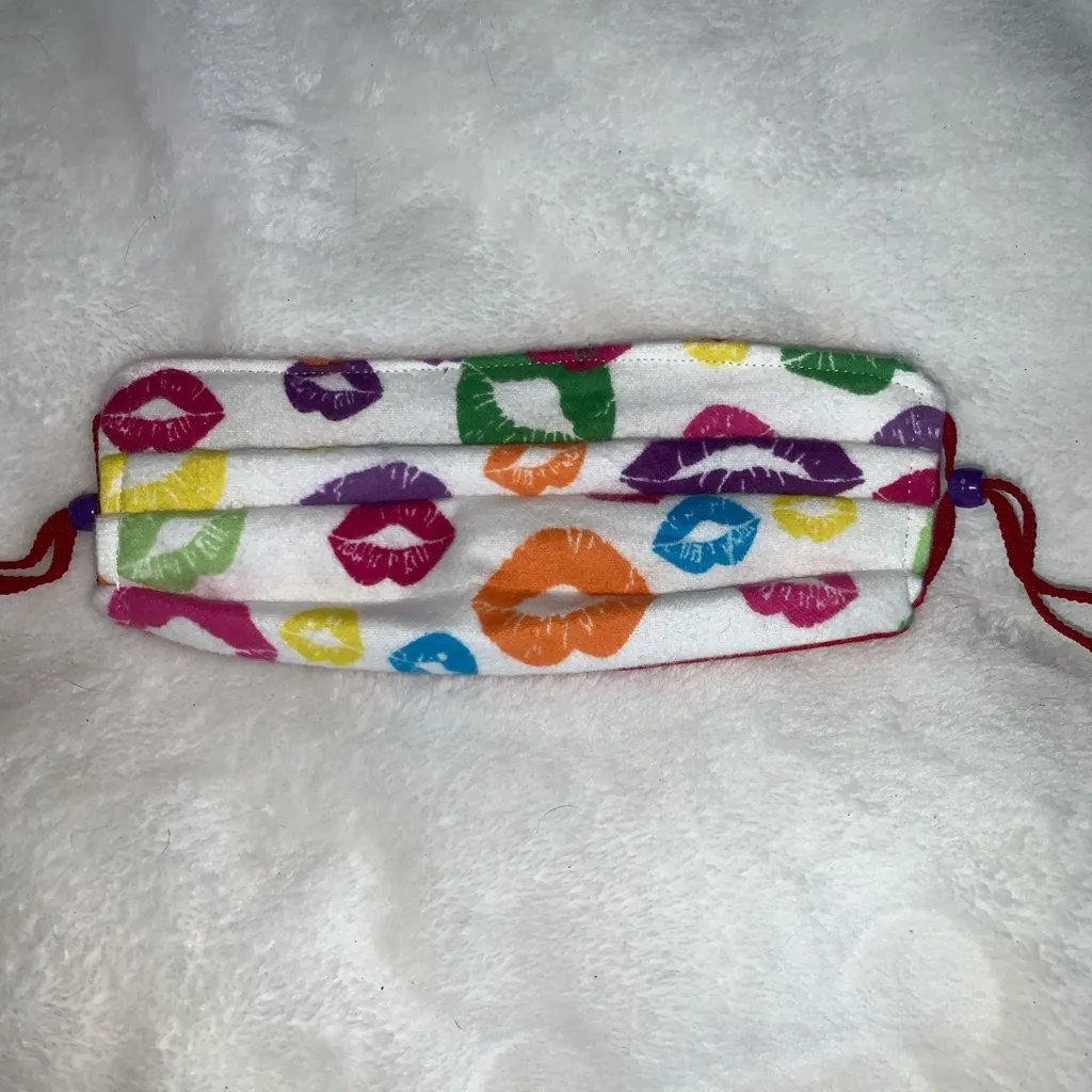 Handmade Fabric Face Mask Multi - Image 2