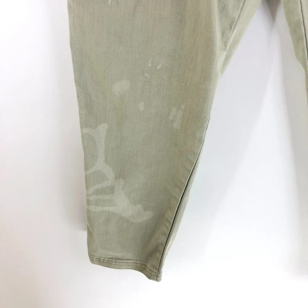 Universal Thread Womens Cargo Boyfriend Jeans Beige Stretch Size 16/33R - Image 2