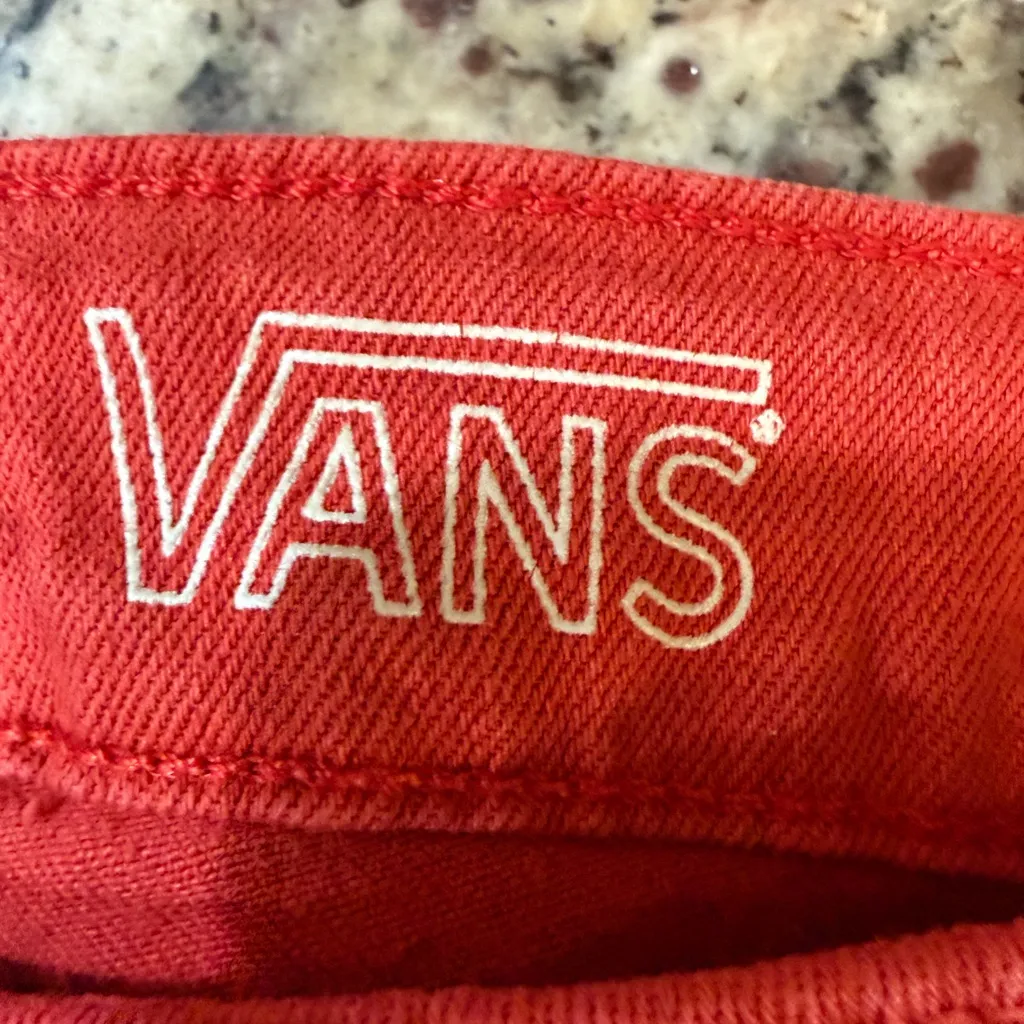 Vans Junior’s Bold Red Skinny Jeans - Image 3