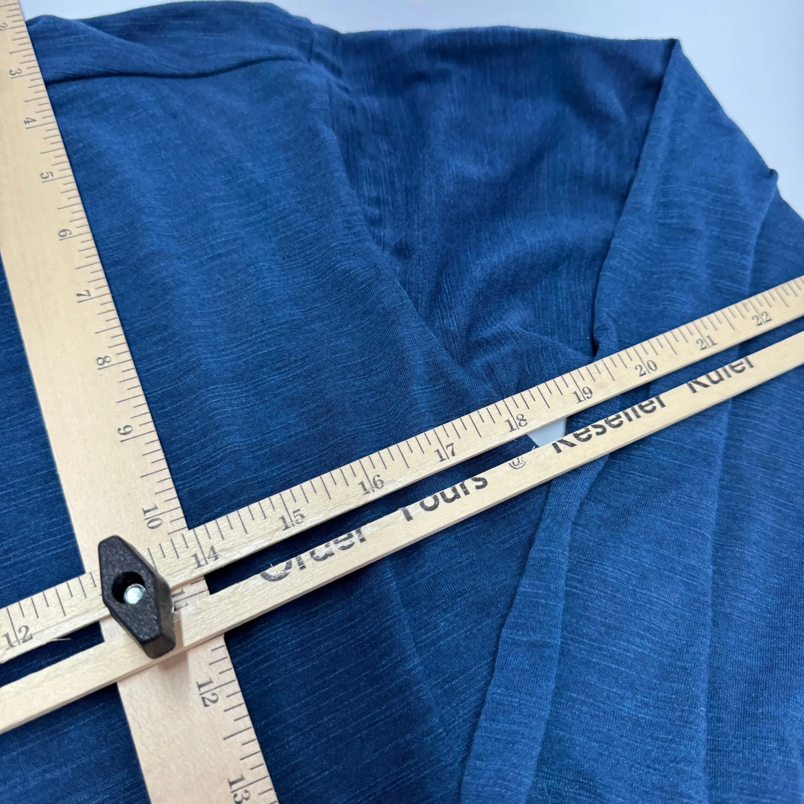 Adidas Hooodie Womens Small Blue Rush Crew‎ Essentials Slub Hoodie - Image 10